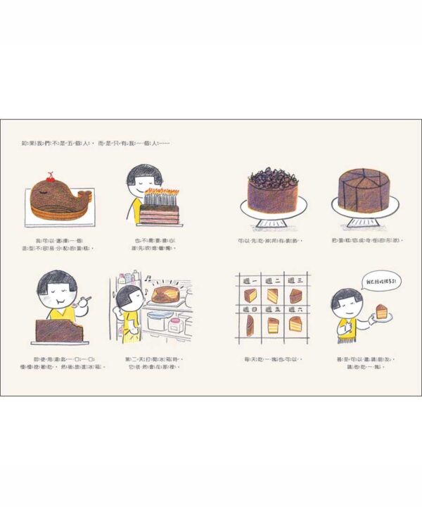 原來蛋糕可以這樣分